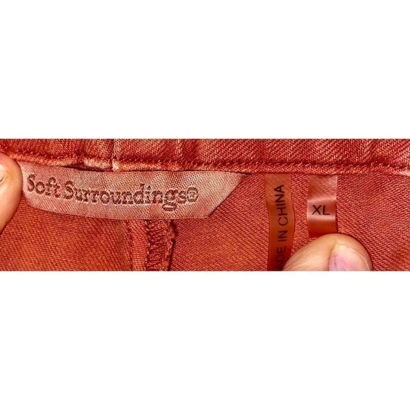 Soft Surroundings Metro Coral Pull On Pants XL - Picture 7 of 10